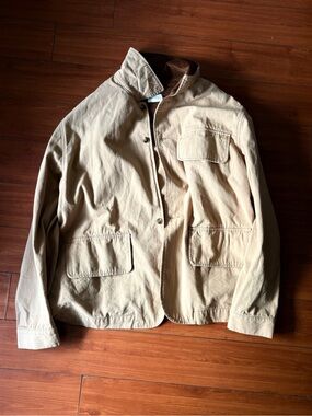 Men's Field Jacket in Beige - Classic Military Style